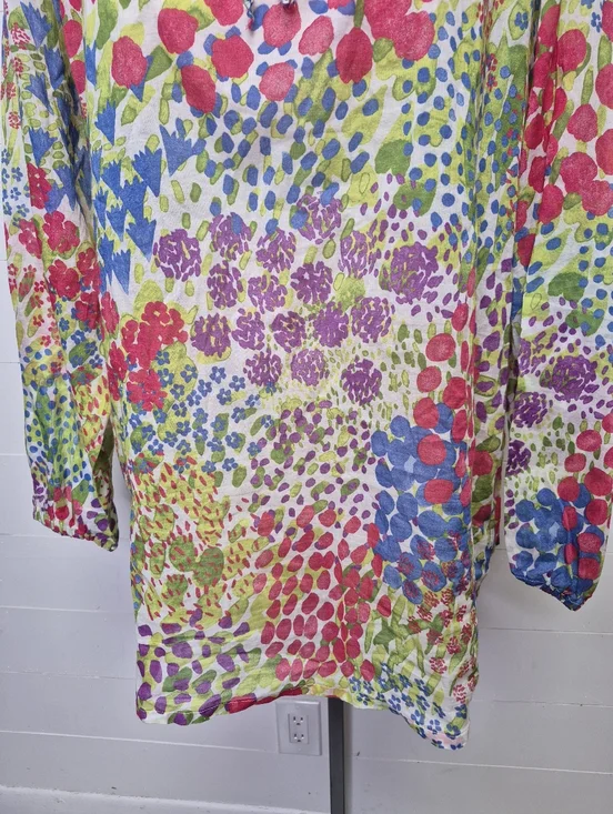 Marimekko Kukkameri Cotton Tunic Size L - Picture 4 of 10